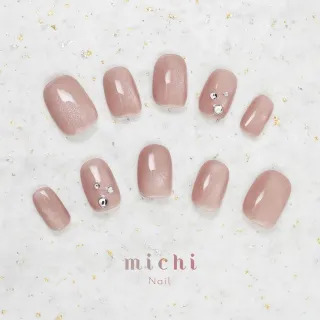 ピンクベージュマグネットネイル